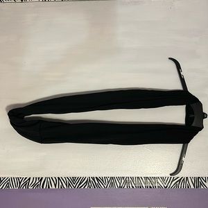 Black infinity scarf